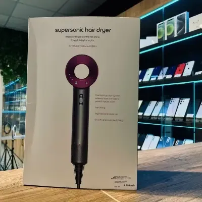 Новый Фен Super Hair серый с фиолетовым 3m